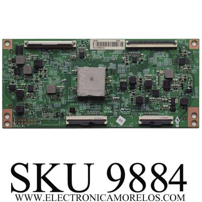 T-CON PARA TV HISENSE / NUMERO DE PARTE 338397 / RSAG7.820.12716/ROH / 4DE45717A / DISPLAY HV750QUB-E91 REV 2.0 / MODELO 75U8K